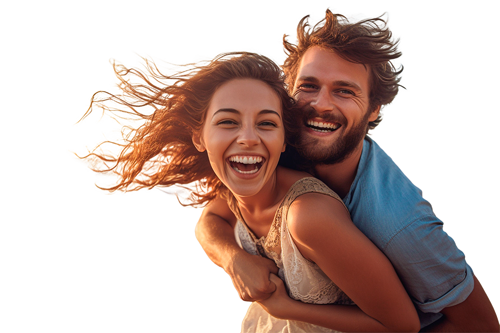 Happy Couple with great teeth